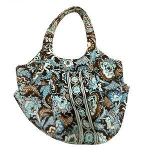 Stylish Vera wang  Floral Women's Bag - Brown and Blue